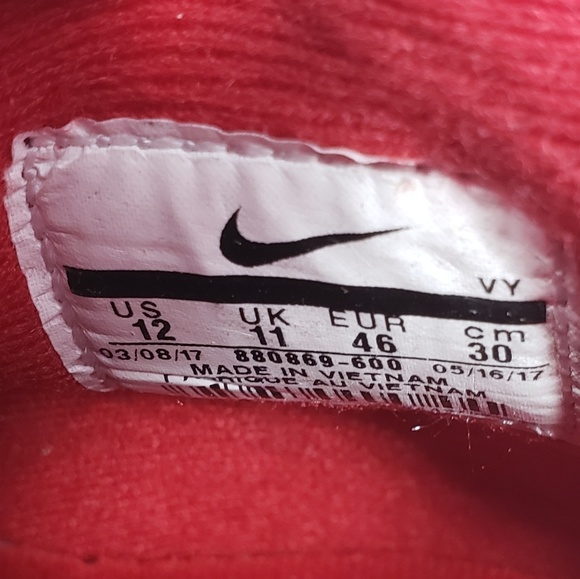 Nike Air Shake Ndestrukt "Gym Red" - Picture 7 of 7